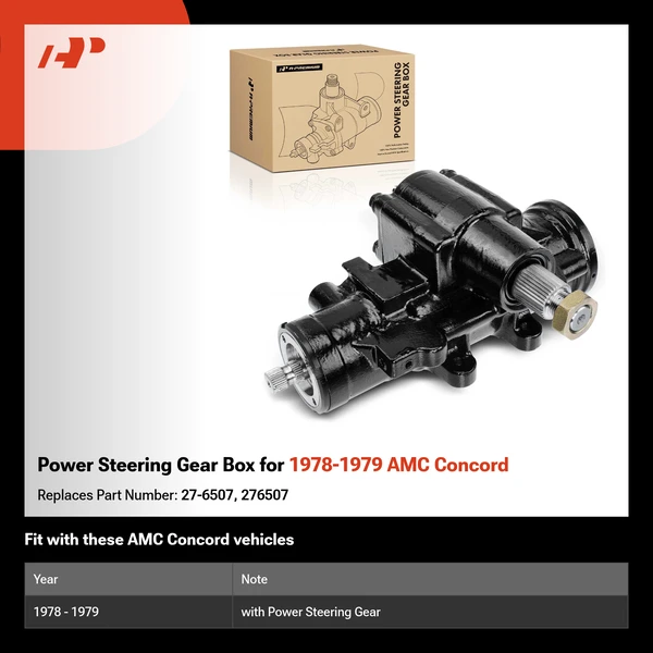Power Steering Gear Box for 1978-1979 AMC Concord