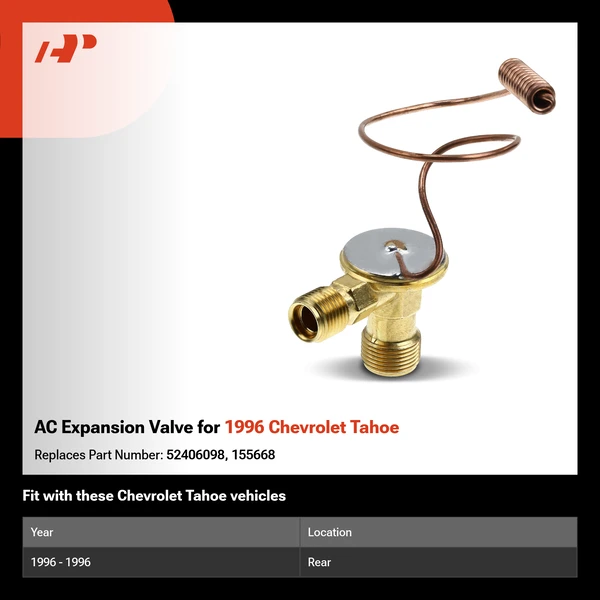 AC Expansion Valve for 1996 Chevrolet Tahoe