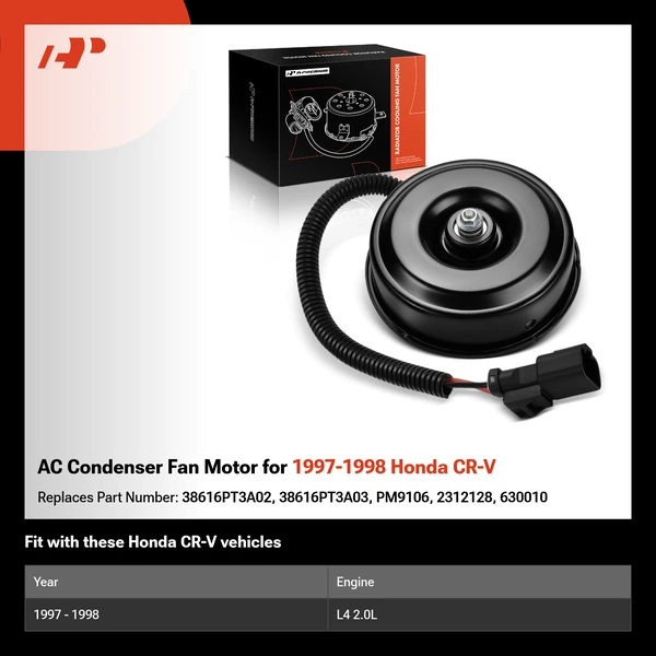 AC Condenser Fan Motor for 1997-1998 Honda CR-V