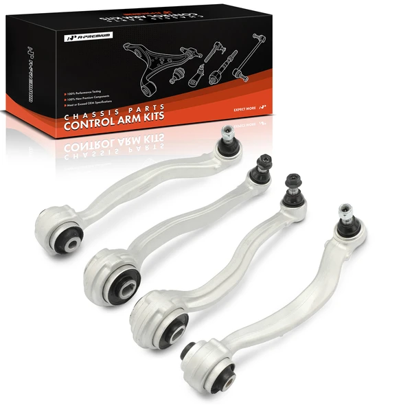 4-Pc Control Arm and Ball Joint Kit, Front Lower Forward & Rearward with Ball Joint A-Premium APCA6113