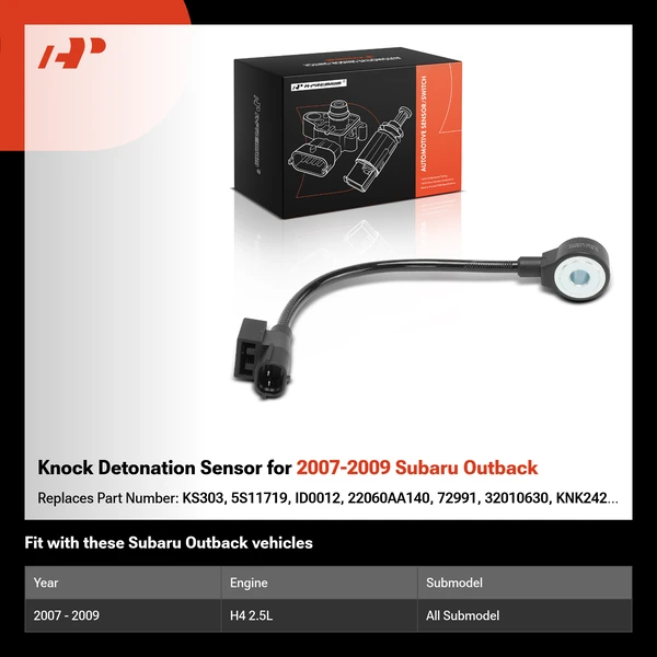 Knock Detonation Sensor for 2007-2009 Subaru Outback