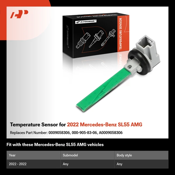Temperature Sensor for 2022 Mercedes-Benz SL55 AMG