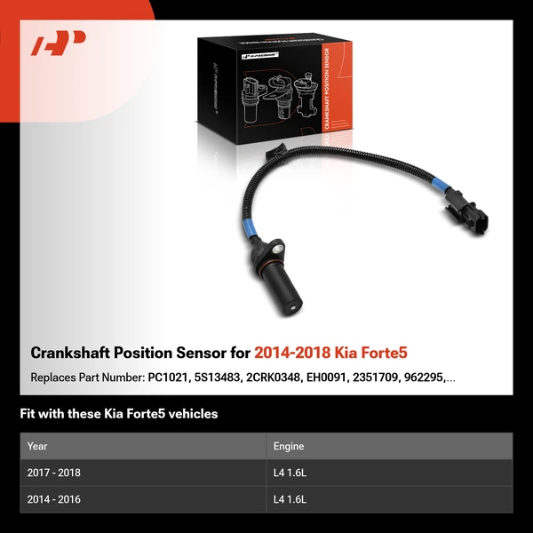 Crankshaft Position Sensor for 2014-2018 Kia Forte5