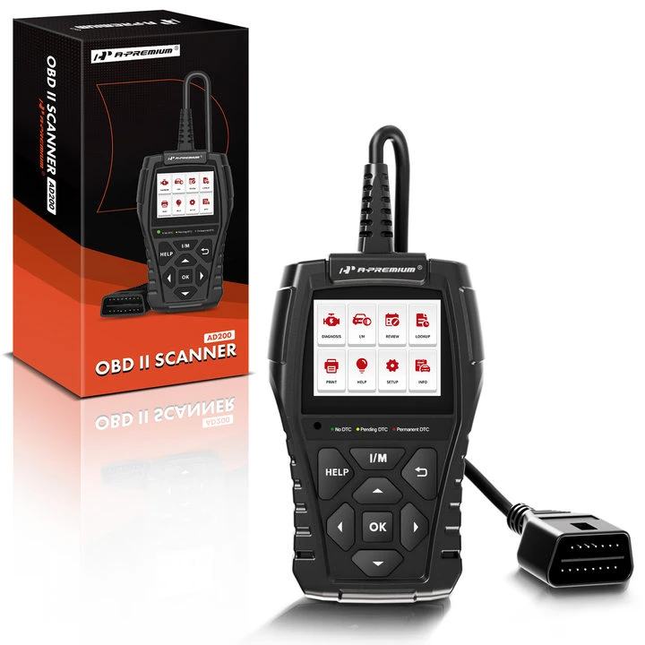 The A-premium A-Premium 2024 AD200 Professional OBD2 Scanner Car Diagnostic Tool, Upgraded Fault Code Scanner for Cars Truck From 1996 Image 