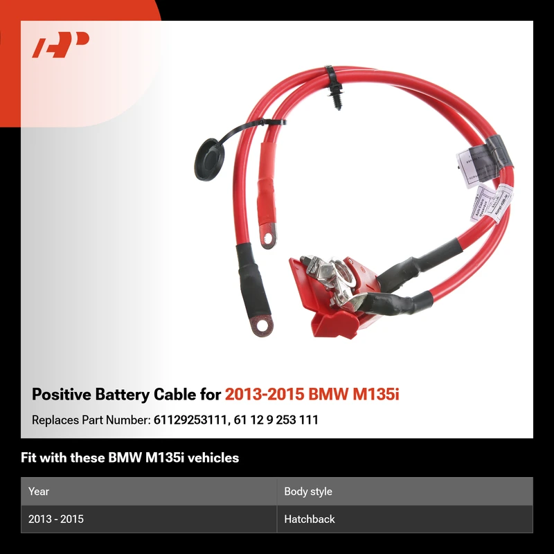 Positive Battery Cable for 2013-2015 BMW M135i