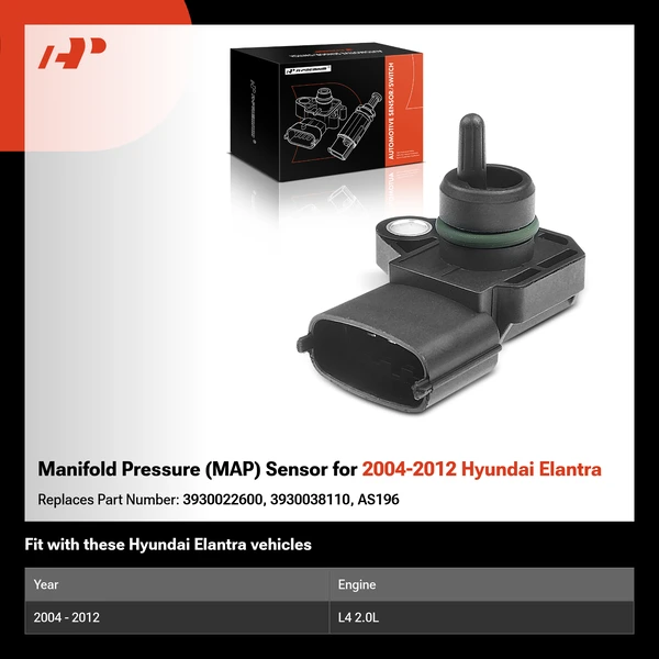 Manifold Pressure (MAP) Sensor for 2004-2012 Hyundai Elantra
