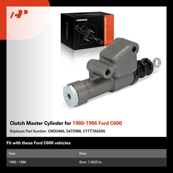 Clutch Master Cylinder for 1980-1986 Ford C600