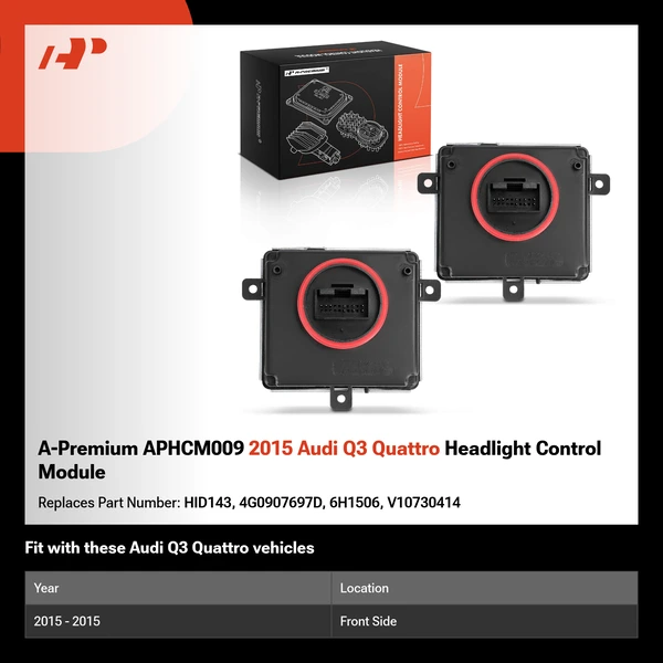 A-Premium APHCM009 2015 Audi Q3 Quattro Headlight Control Module