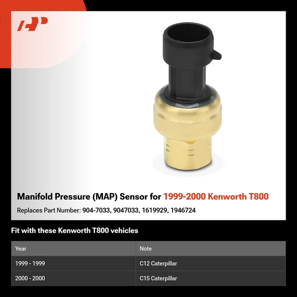 Manifold Pressure (MAP) Sensor for 1999-2000 Kenworth T800