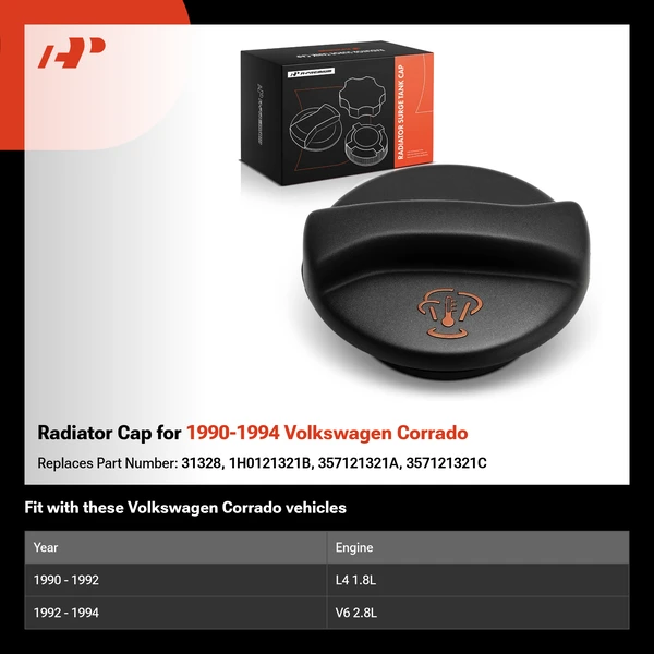 Radiator Cap for 1990-1994 Volkswagen Corrado