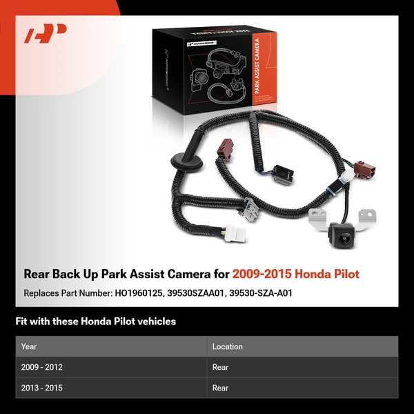 Rear Back Up Park Assist Camera for 2009-2015 Honda Pilot