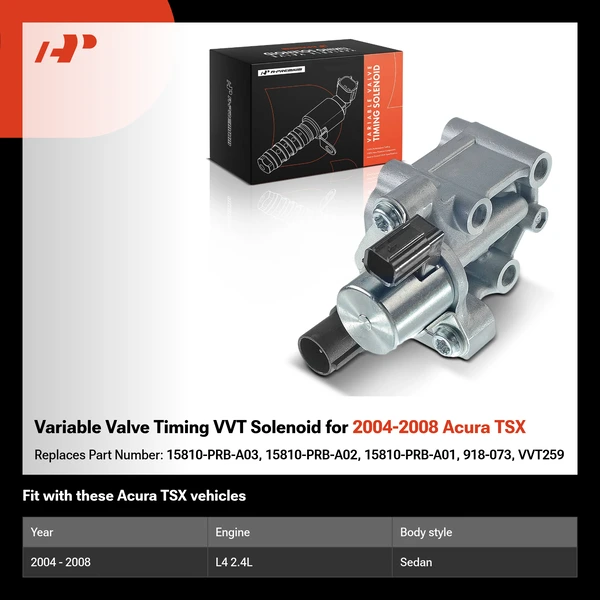 Variable Valve Timing VVT Solenoid for 2004-2008 Acura TSX