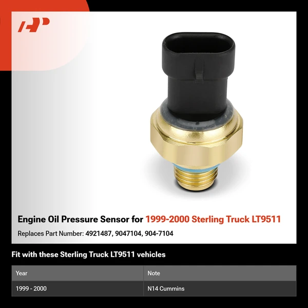 Engine Oil Pressure Sensor for 1999-2000 Sterling Truck LT9511