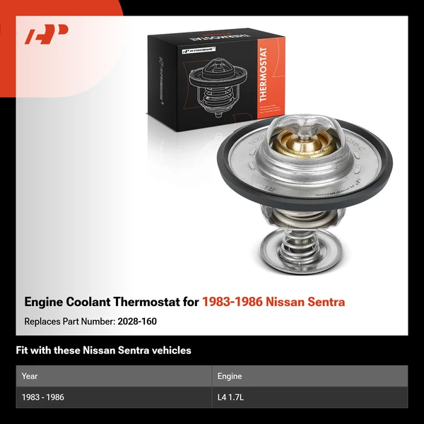 Engine Coolant Thermostat for 1983-1986 Nissan Sentra