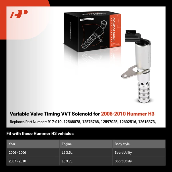 Variable Valve Timing VVT Solenoid for 2006-2010 Hummer H3