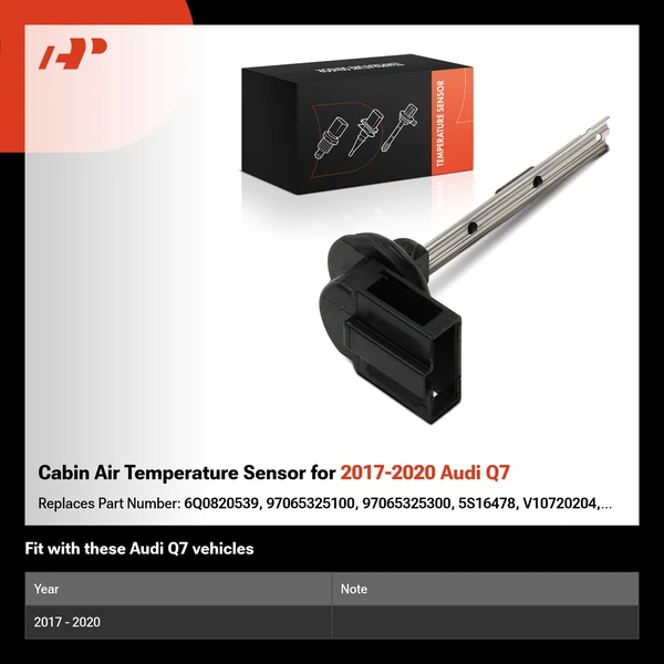 Cabin Air Temperature Sensor for 2017-2020 Audi Q7