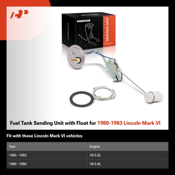 Fuel Tank Sending Unit with Float for 1980-1983 Lincoln Mark VI