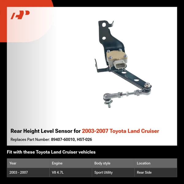 Rear Height Level Sensor for 2003-2007 Toyota Land Cruiser