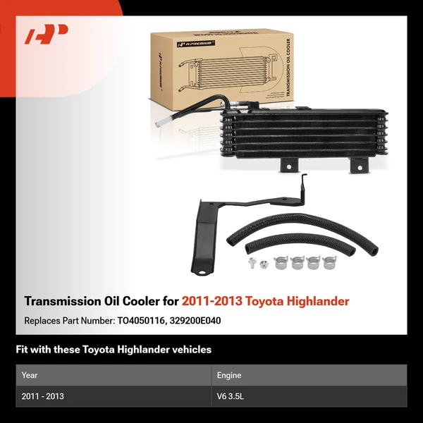 Transmission Oil Cooler for 2011-2013 Toyota Highlander