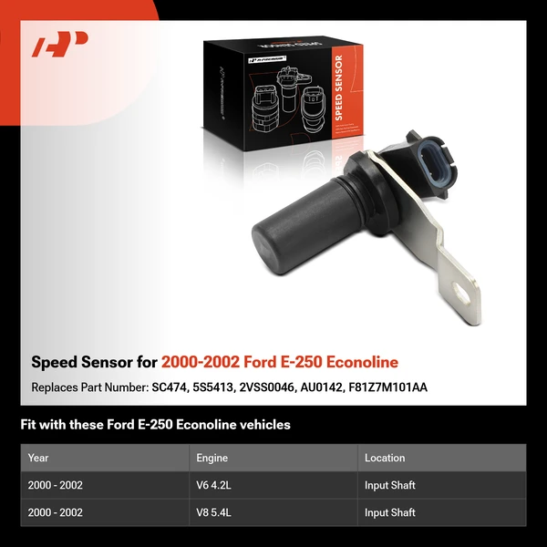 Speed Sensor for 2000-2002 Ford E-250 Econoline