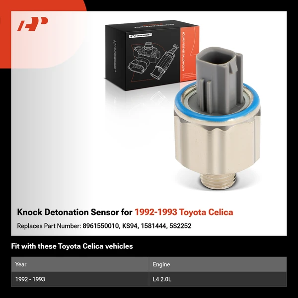 Knock Detonation Sensor for 1992-1993 Toyota Celica