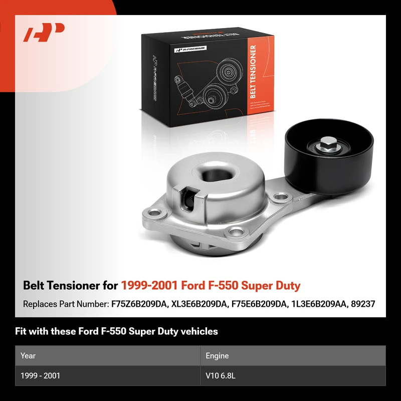 Belt Tensioner for 1999-2001 Ford F-550 Super Duty