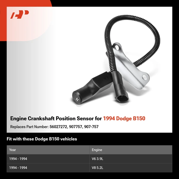 Engine Crankshaft Position Sensor for 1994 Dodge B150