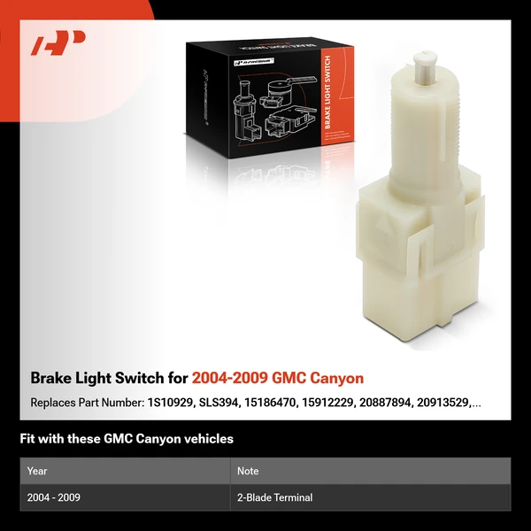 Brake Light Switch for 2004-2009 GMC Canyon