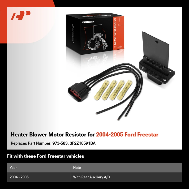 Heater Blower Motor Resistor for 2004-2005 Ford Freestar