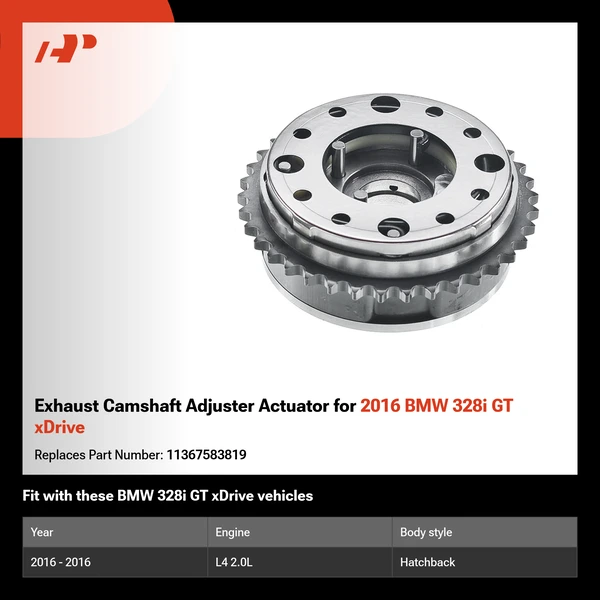 Exhaust Camshaft Adjuster Actuator for 2016 BMW 328i GT xDrive