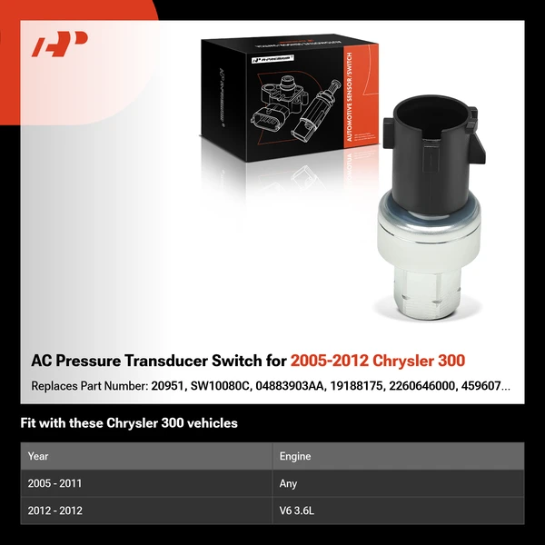 AC Pressure Transducer Switch for 2005-2012 Chrysler 300