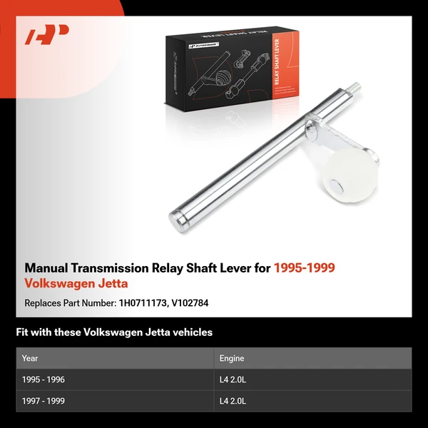 Manual Transmission Relay Shaft Lever for 1995-1999 Volkswagen Jetta