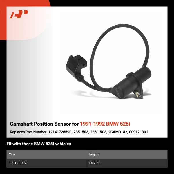 Camshaft Position Sensor for 1991-1992 BMW 525i