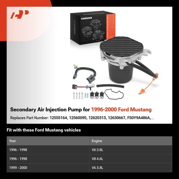 Secondary Air Injection Pump for 1996-2000 Ford Mustang