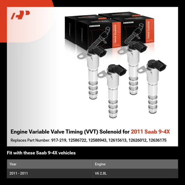 Engine Variable Valve Timing (VVT) Solenoid for 2011 Saab 9-4X