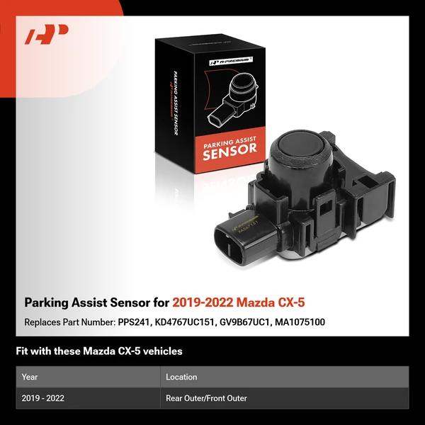 Parking Assist Sensor for 2019-2022 Mazda CX-5