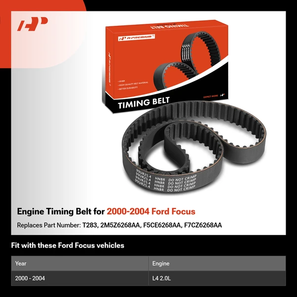 Engine Timing Belt for 2000-2004 Ford Focus