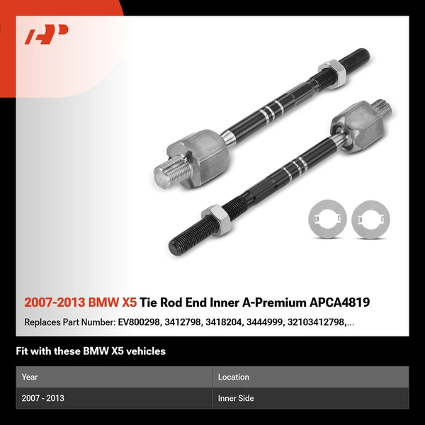 2007-2013 BMW X5 Tie Rod End Inner A-Premium APCA4819