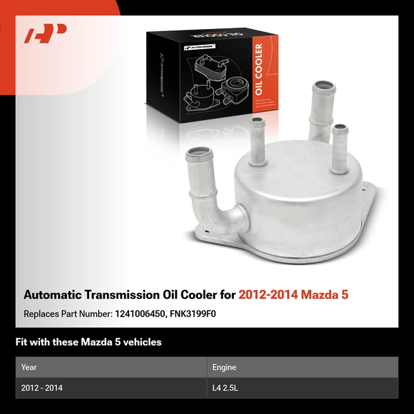 Automatic Transmission Oil Cooler for 2012-2014 Mazda 5