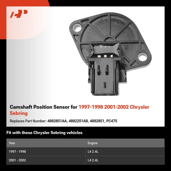 Camshaft Position Sensor for 1997-1998 2001-2002 Chrysler Sebring