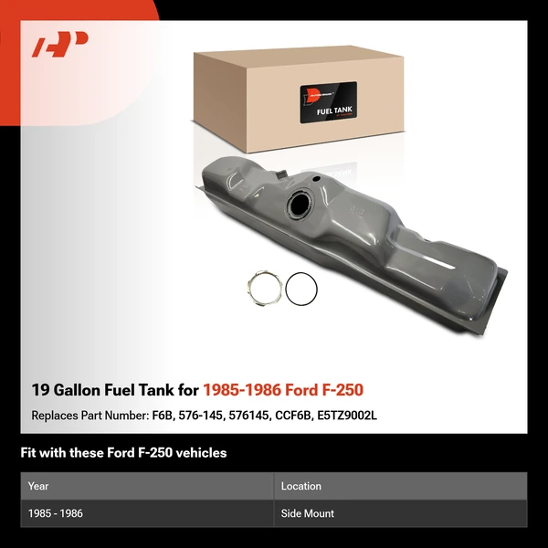 19 Gallon Fuel Tank for 1985-1986 Ford F-250