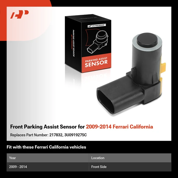 Front Parking Assist Sensor for 2009-2014 Ferrari California