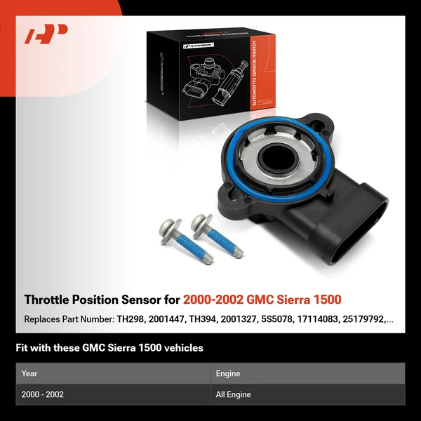 Throttle Position Sensor for 2000-2002 GMC Sierra 1500