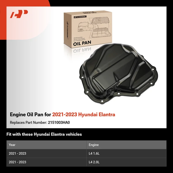 Engine Oil Pan for 2021-2023 Hyundai Elantra