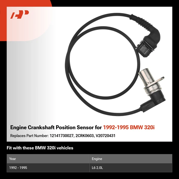 Engine Crankshaft Position Sensor for 1992-1995 BMW 320i