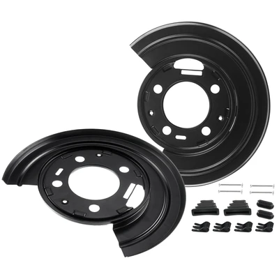 2 Pcs Rear Brake Dust Splash Shield