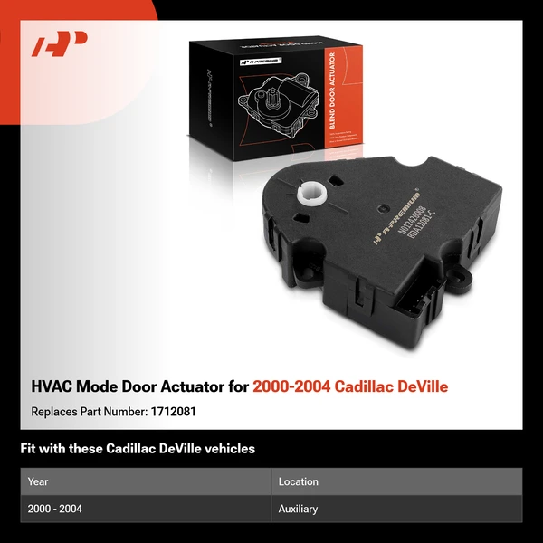 HVAC Mode Door Actuator for 2000-2004 Cadillac DeVille