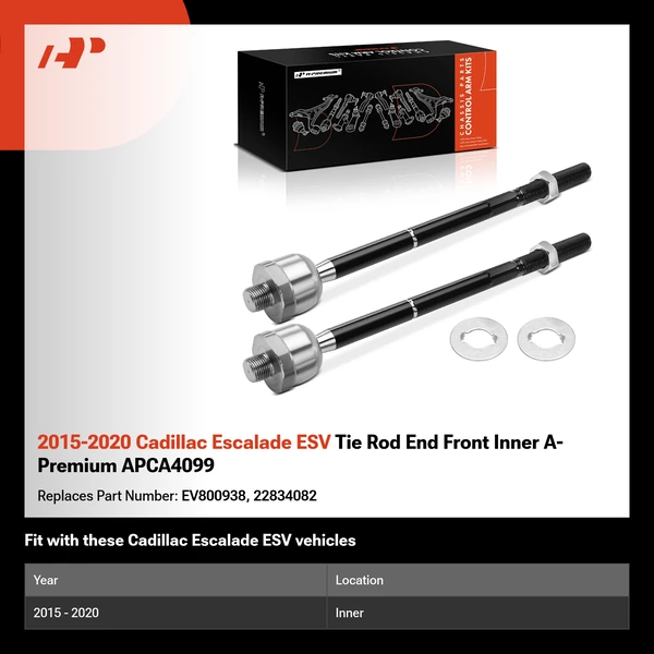 2015-2020 Cadillac Escalade ESV Tie Rod End Front Inner A-Premium APCA4099