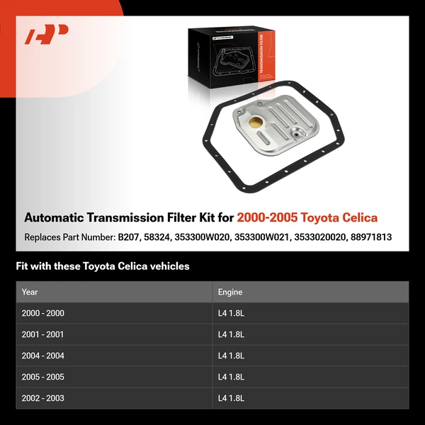 Automatic Transmission Filter Kit for 2000-2005 Toyota Celica