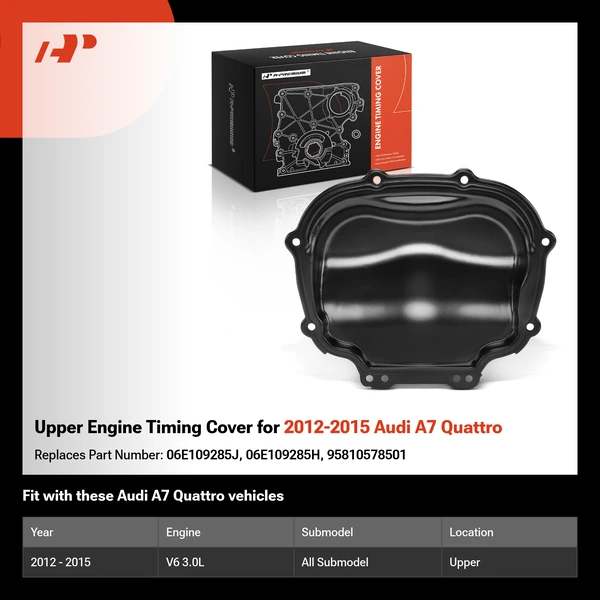 Upper Engine Timing Cover for 2012-2015 Audi A7 Quattro
